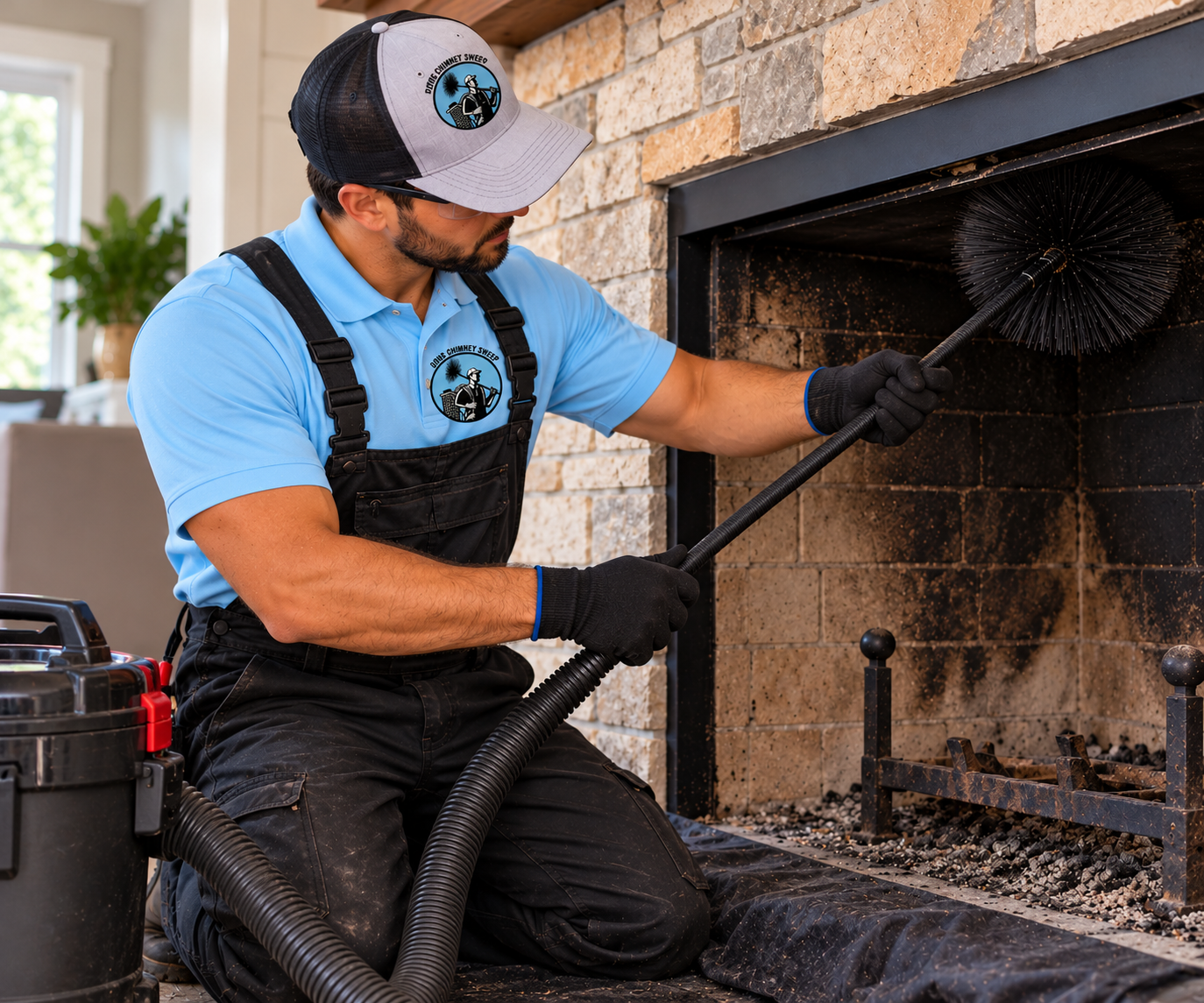 chimney brushing