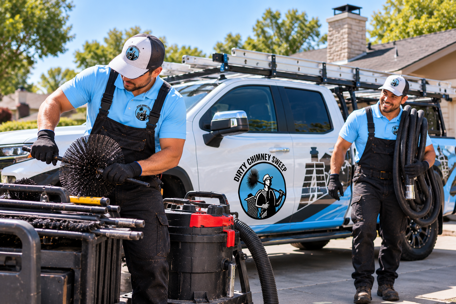Chimney sweep service